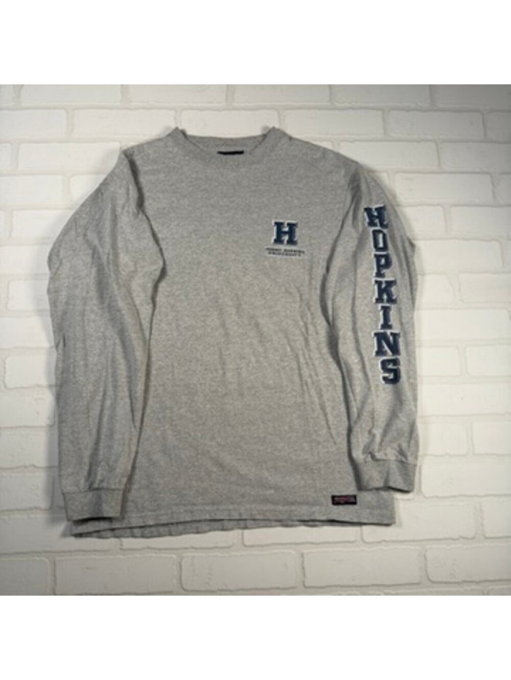 Vintage 90s Jansport Johns Hopkins University Long Sleeve T-Shirt Size Small USA